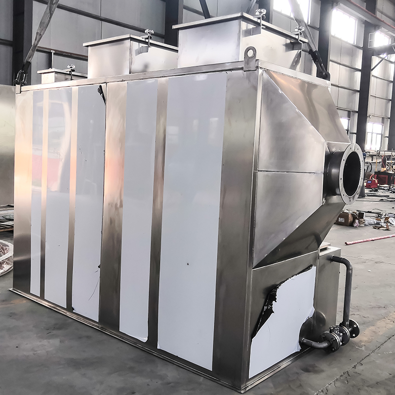 Tour d'épurateur horizontale en acier inoxydable 304