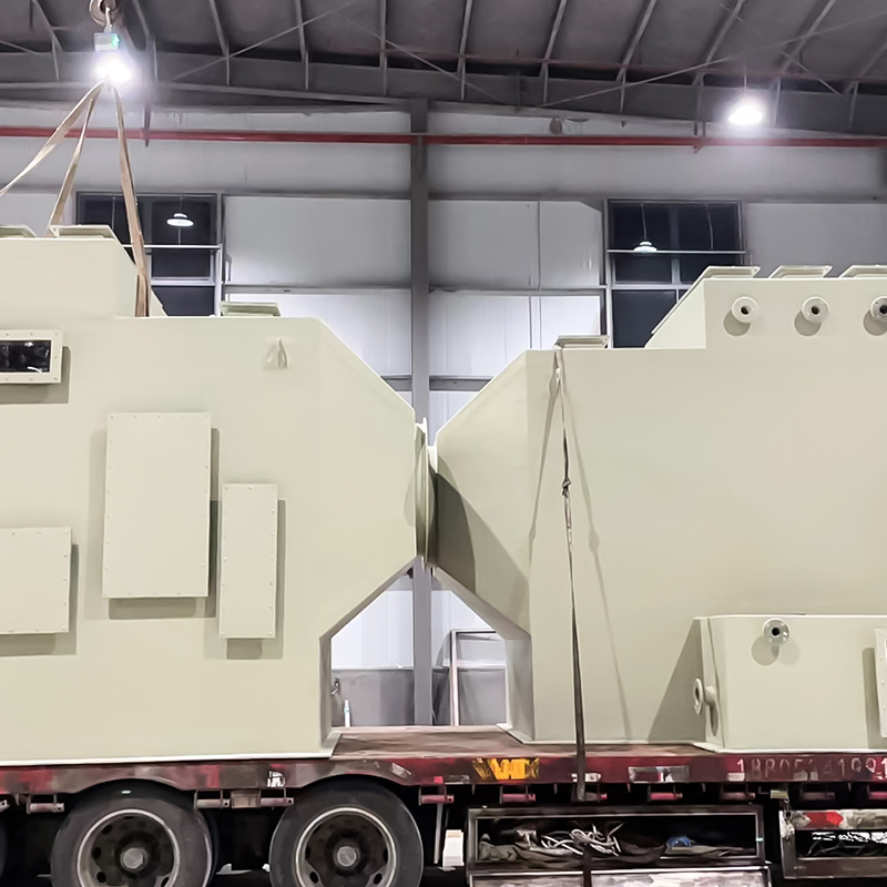 Tour d'épurateur horizontale FRP