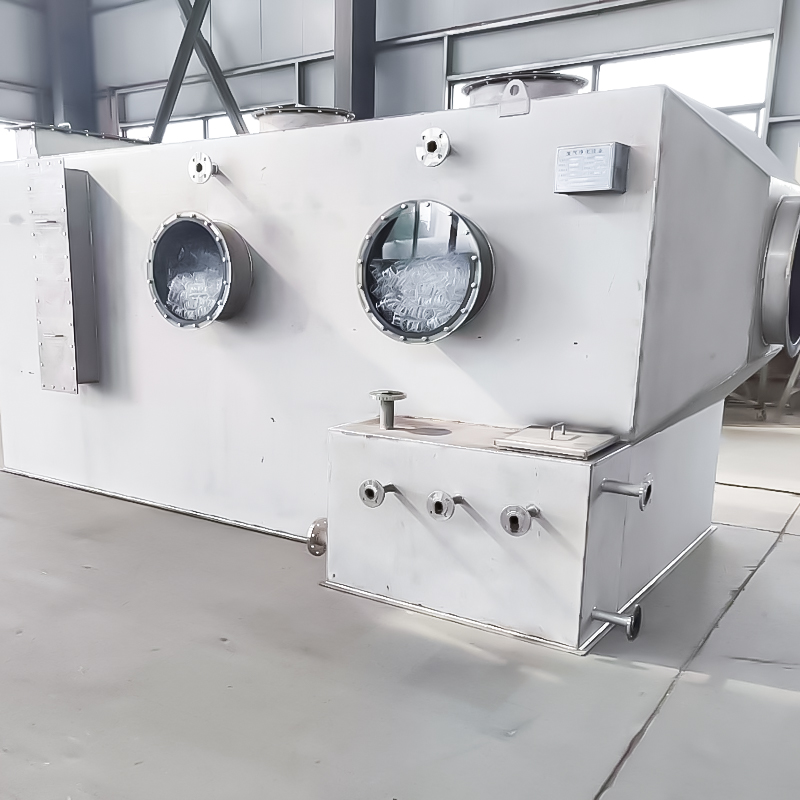 Tour d'épurateur horizontale en acier inoxydable 304