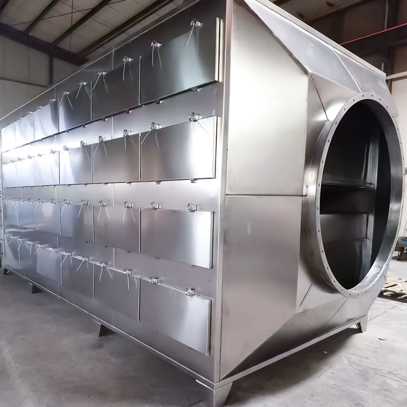 Structure de tiroir de boîte d'adsorption de charbon actif d'acier inoxydable 304