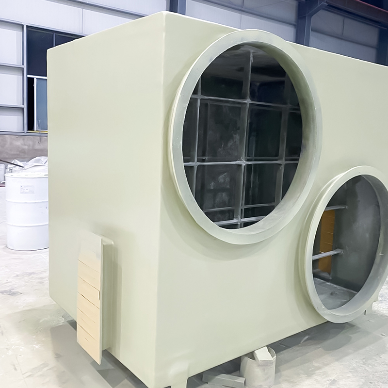 Boîte d'adsorption de charbon actif en fibre de verre